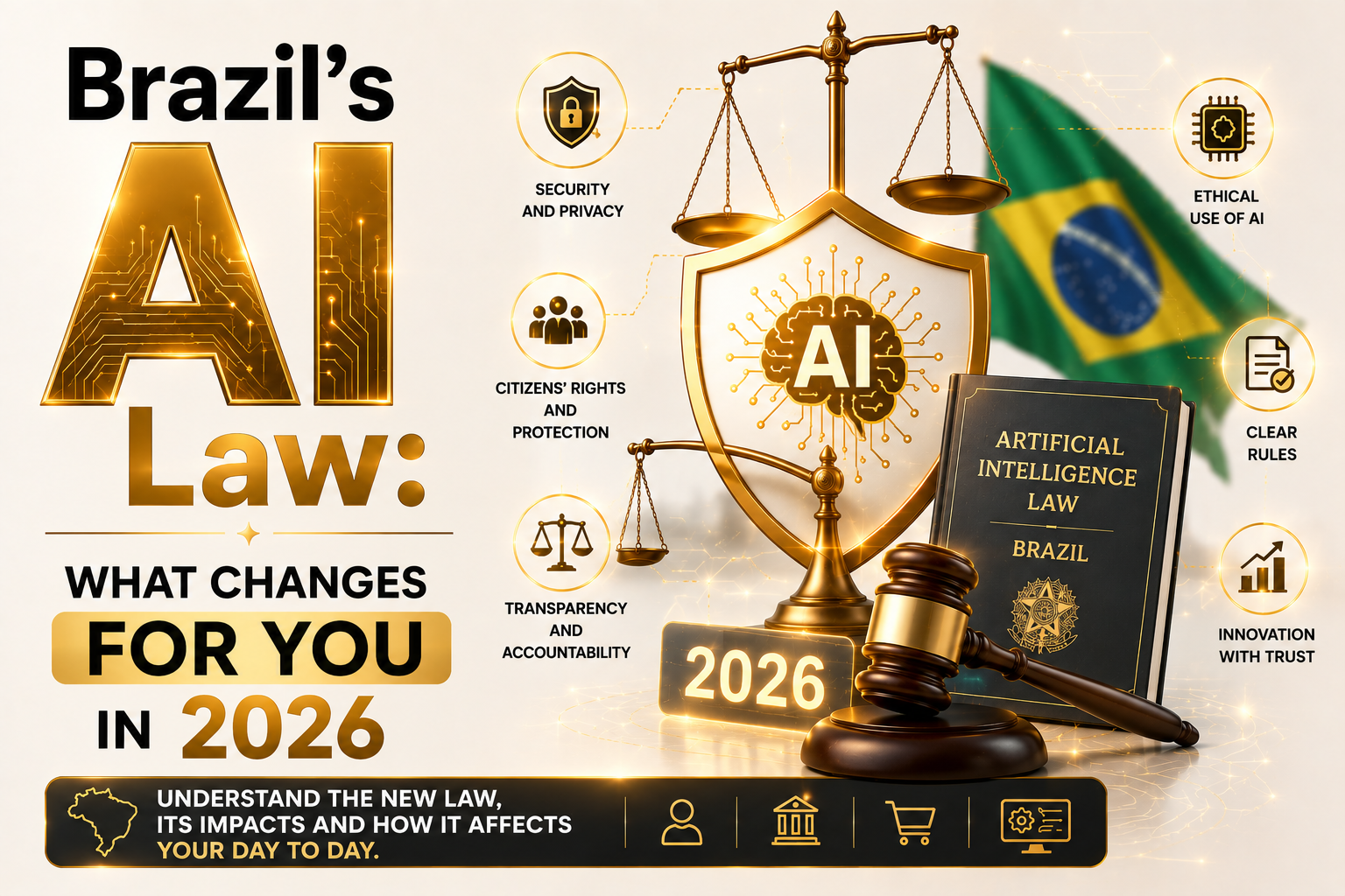 Brazil AI Law 2026 — PL 2338/2023 AI Legal Framework explained