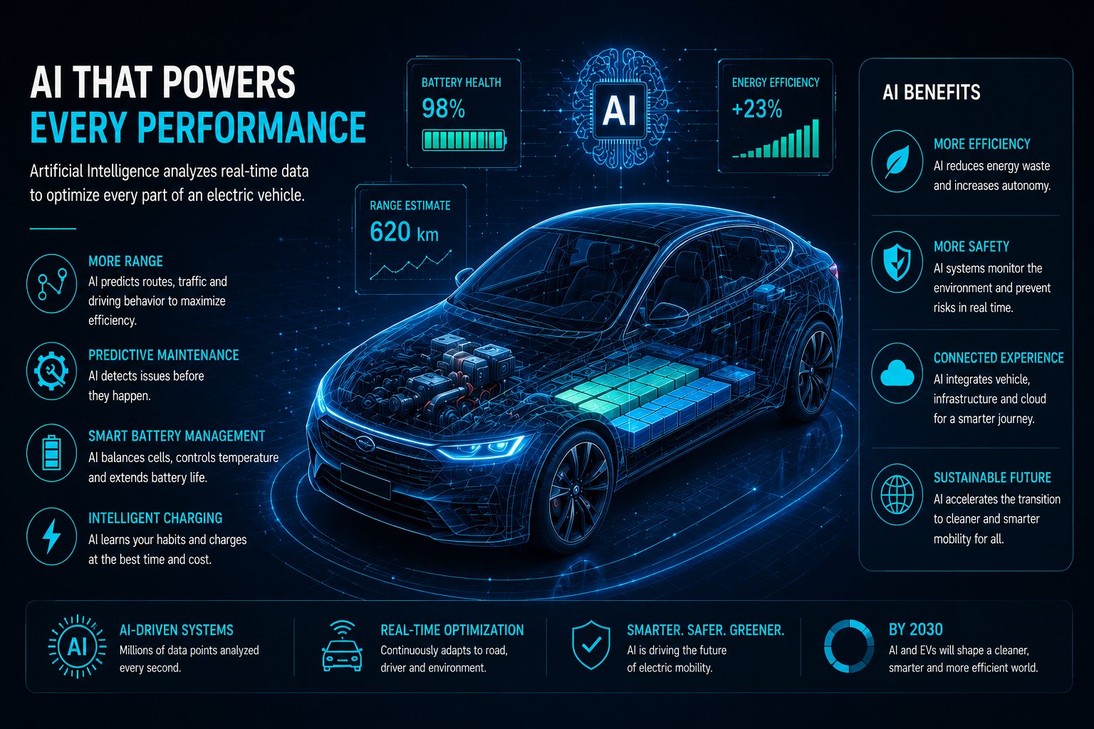 AI That Powers Every Performance — TechTurbo Infographic