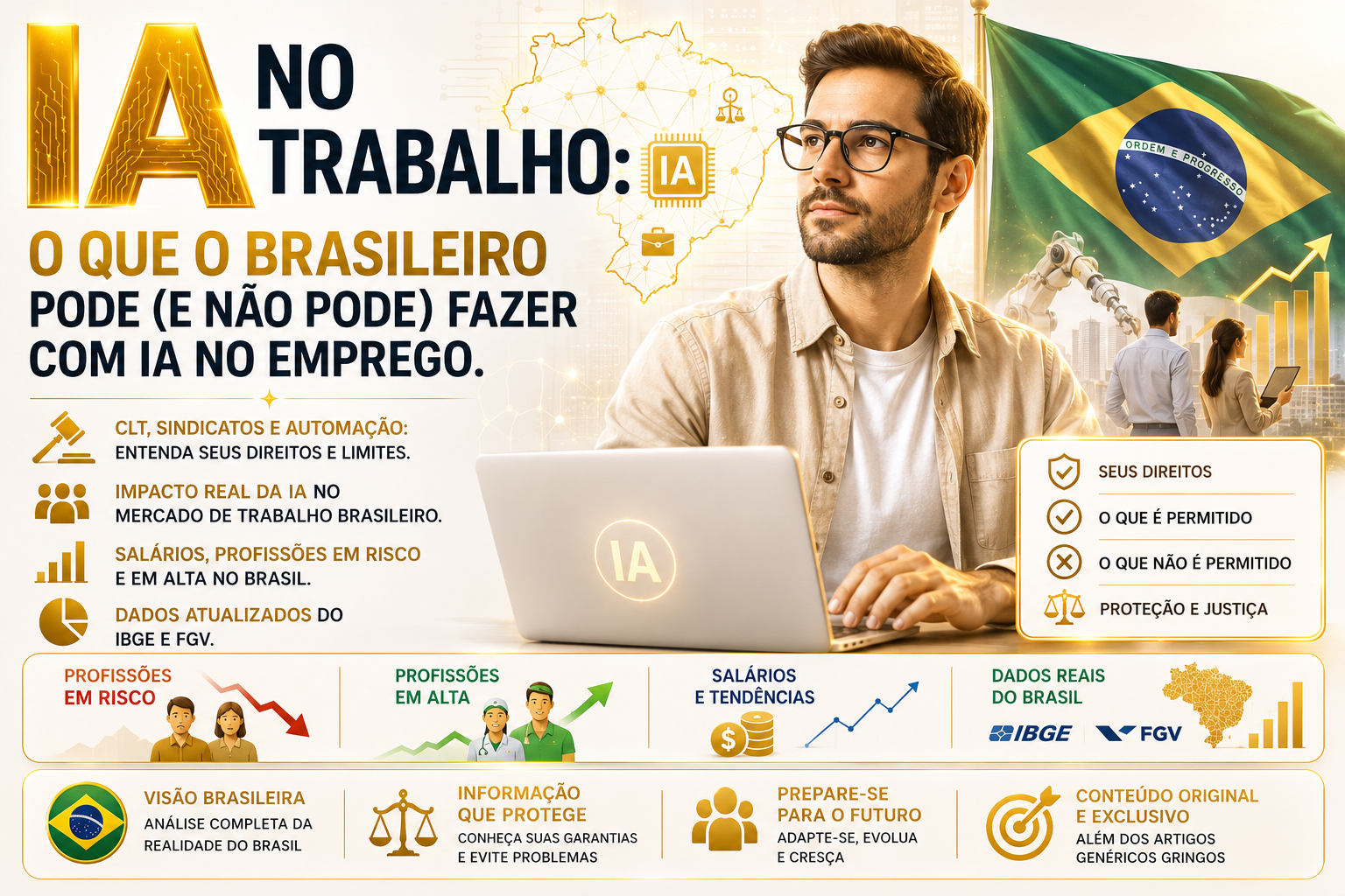 IA no Trabalho: O Que Você Pode (e Não Pode) Fazer com IA no Seu Emprego